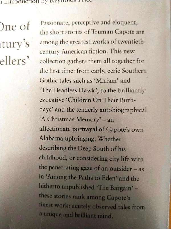 The Complete Stories, Truman Capote