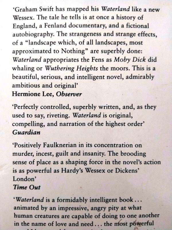 Waterland, Graham Swift