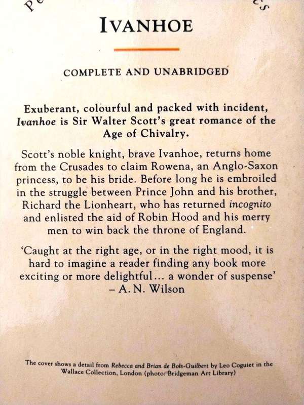 Ivanhoe, Sir Walter Scott