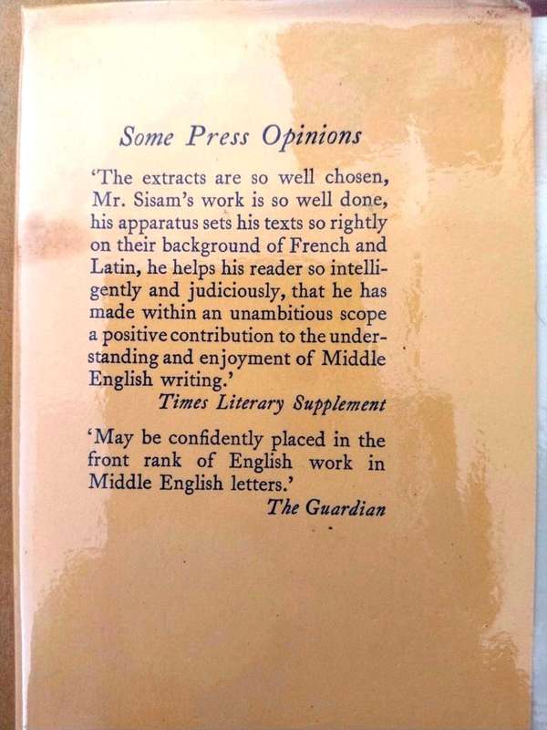 Fourteenth Century Verse and Prose, edited by Kenneth Sisam