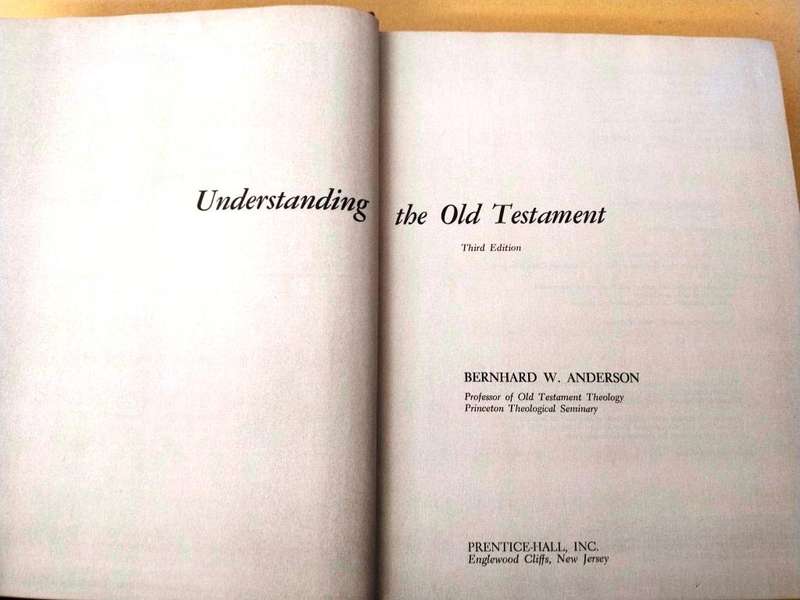 Understanding the Old Testament, Bernhard W. Anderson