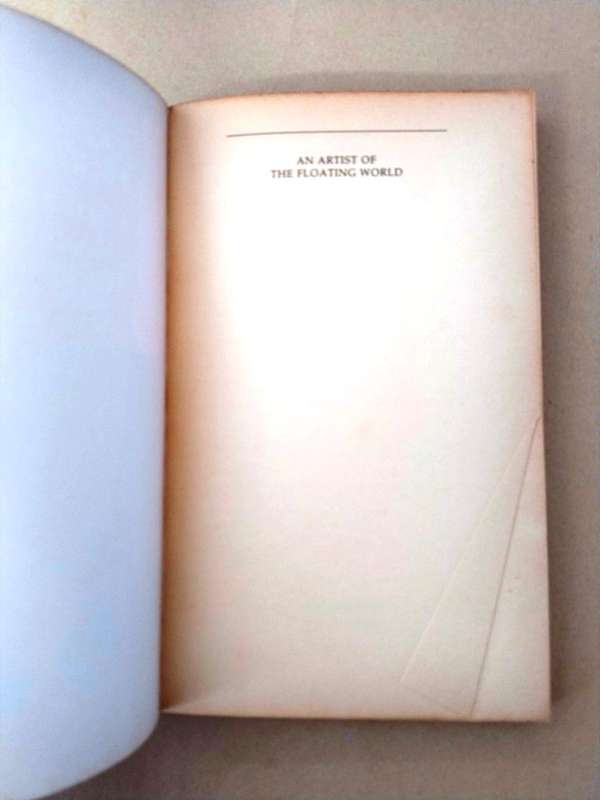 An Artist of the Floating World, Kazuo Ishiguro