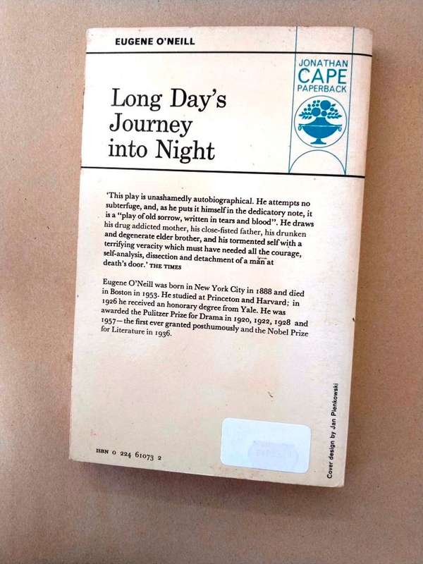 Long Day's Journey Into Night, Eugene O'Neill