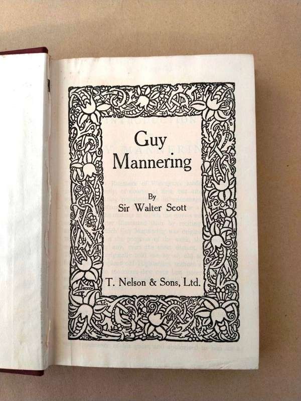 Guy Mannering, Sir Walter Scott
