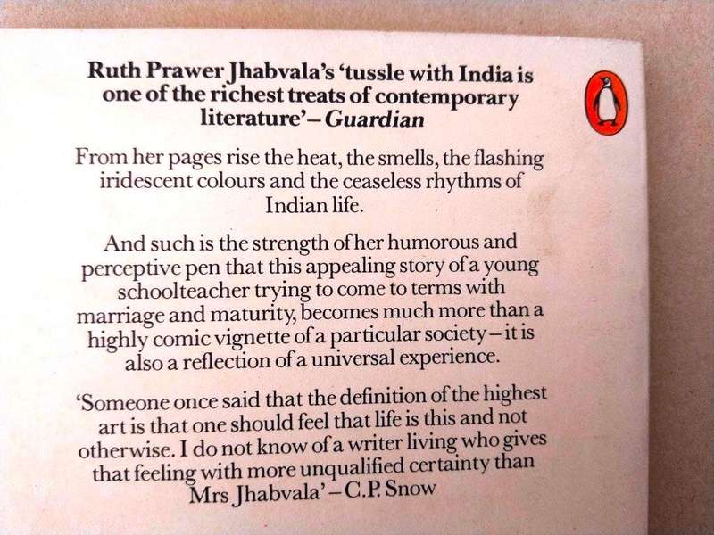 The Householder, Ruth Prawer Jhabvala