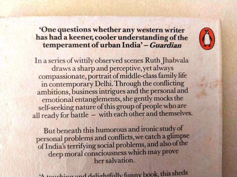 Get Ready for Battle, Ruth Prawer Jhabvala