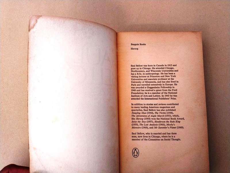 Herzog, Saul Bellow