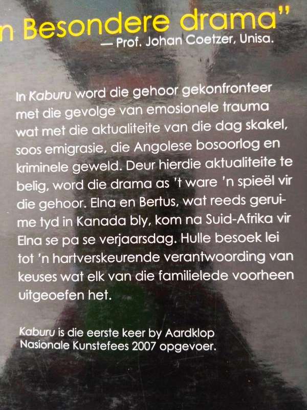 Kaburu, Deon Opperman ['n drama]