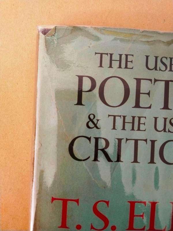 The Use of Poetry and the Use of Criticism, T.S. Eliot