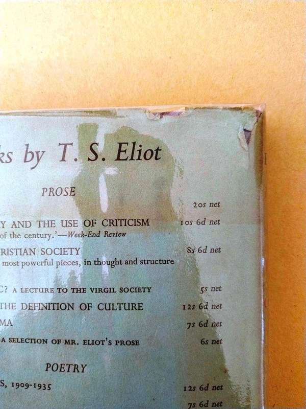 The Use of Poetry and the Use of Criticism, T.S. Eliot