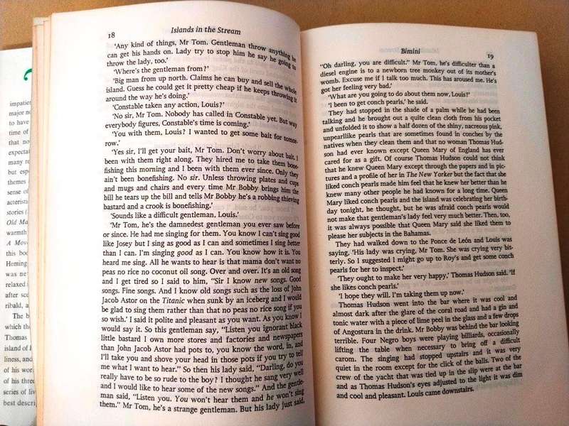 Islands in the Stream, Ernest Hemingway