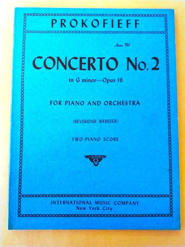 Concerto No. 2 for piano and orchestra, Sergei Prokofiev