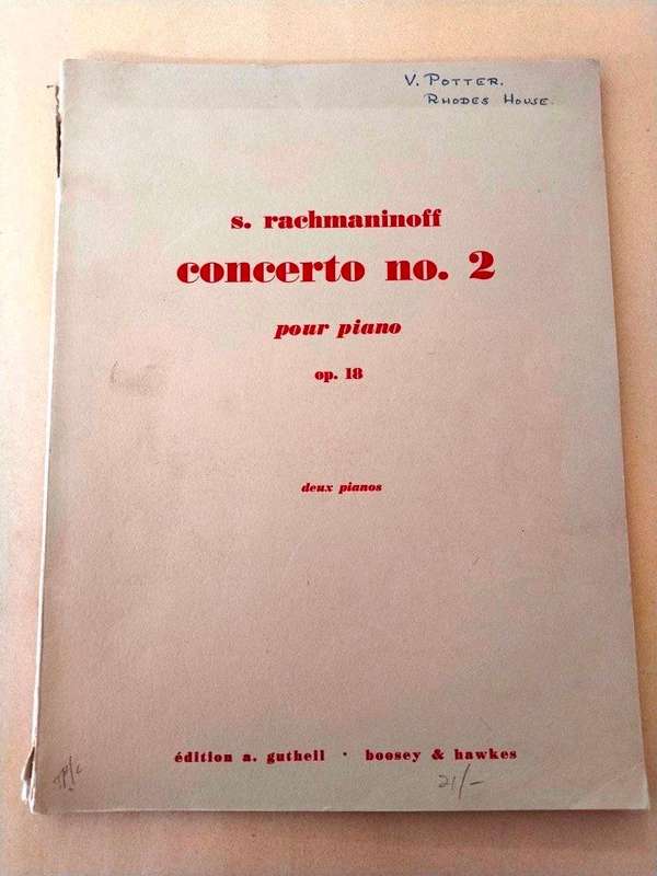 Concerto No. 2, for piano, opus 18, Sergei Rachmaninoff