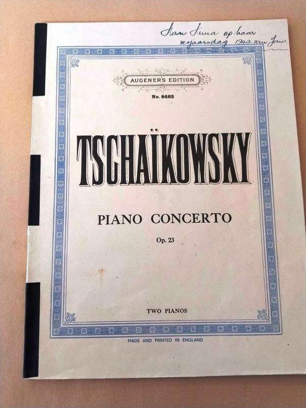 Piano Concerto, opus 23, P.I. Tschaïkowsky