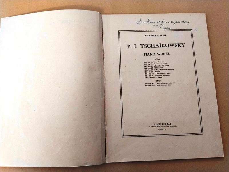 Piano Concerto, opus 23, P.I. Tschaïkowsky