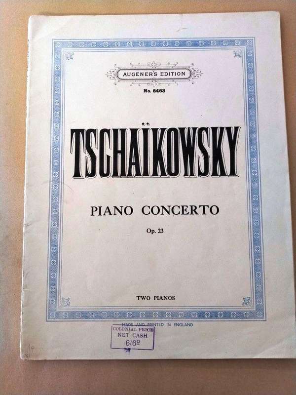 Piano Concerto, opus 23, P.I. Tschaïkowsky