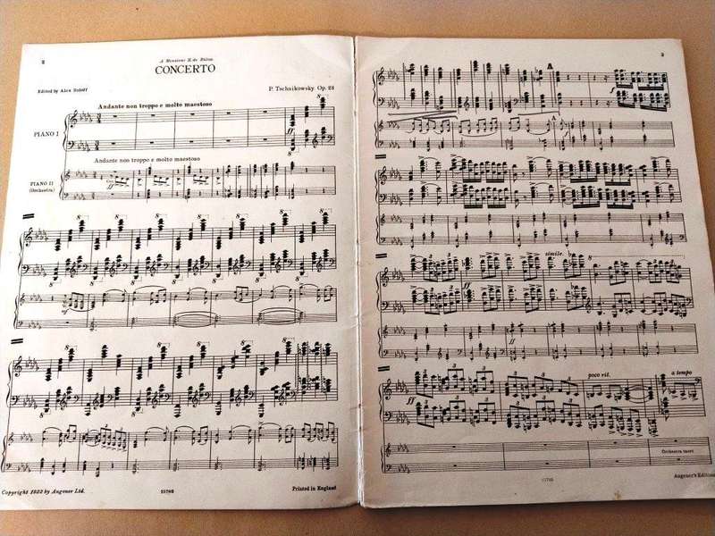 Piano Concerto, opus 23, P.I. Tschaïkowsky