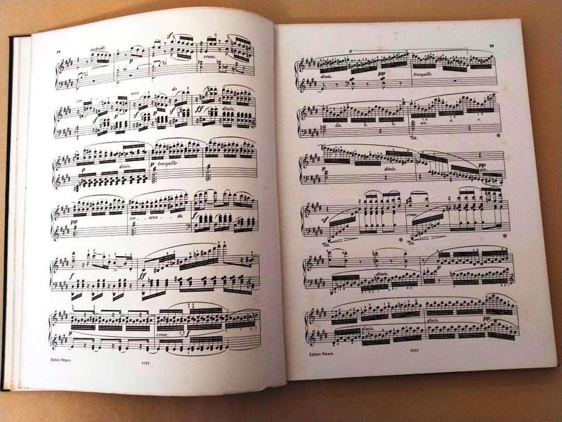 Mendelssohn Concertos for piano [antique/vintage score, rebound]
