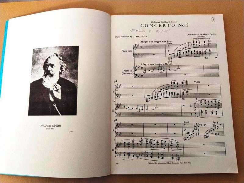 Piano Concerto no. 2, opus 83, Johannes Brahms