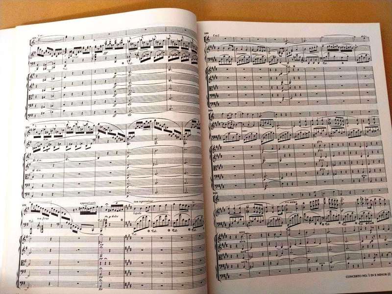 The Piano Concertos in Full Score, Frédéric Chopin