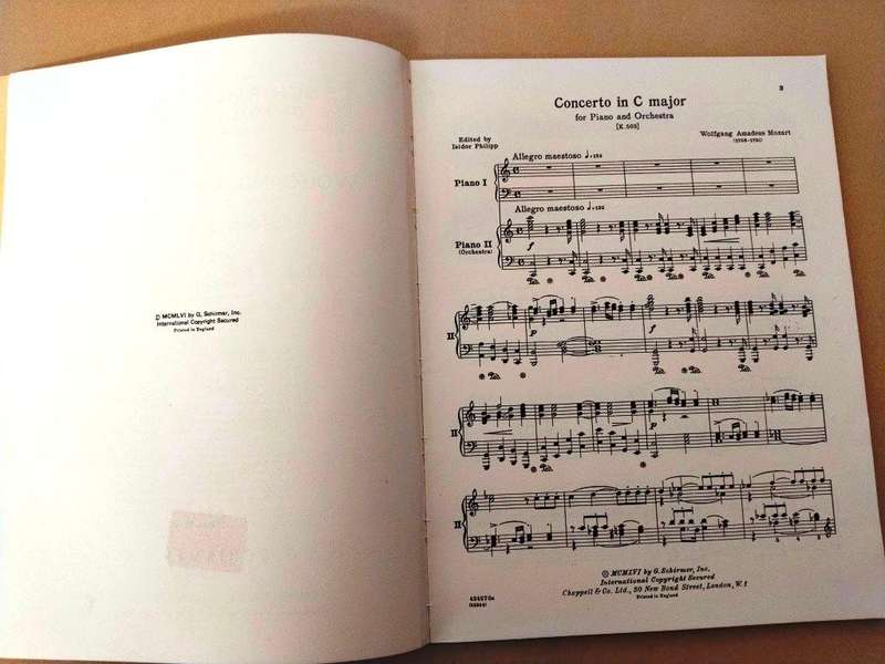 Concerto in C major for the piano, K.503, W.A. Mozart