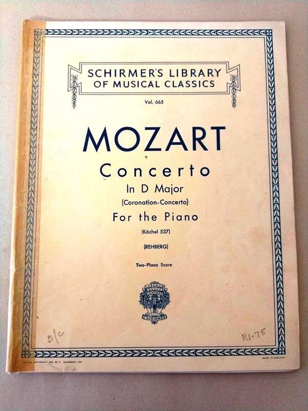 Concerto in D major for piano, K.537, W.A. Mozart