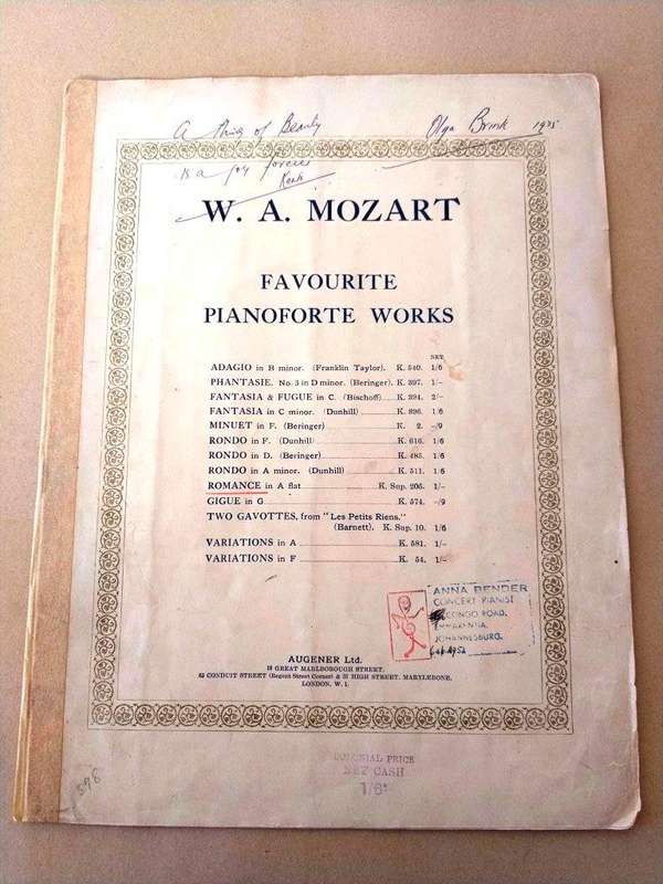 Romance in A flat for piano, K. Sup.205, W.A. Mozart
