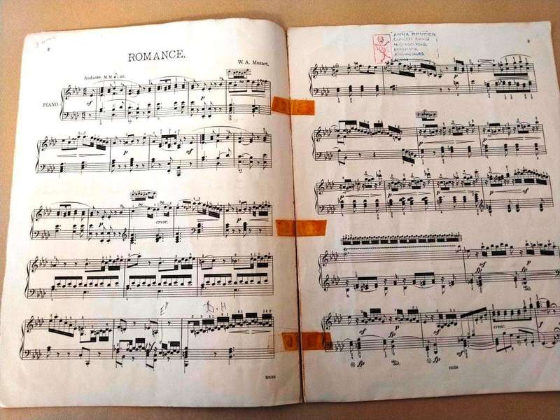 Romance in A flat for piano, K. Sup.205, W.A. Mozart