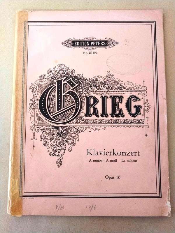 Piano Concerto in A minor, opus 16, Edvard Grieg
