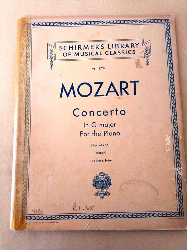 Concerto in G major for the piano, K.453, W.A. Mozart