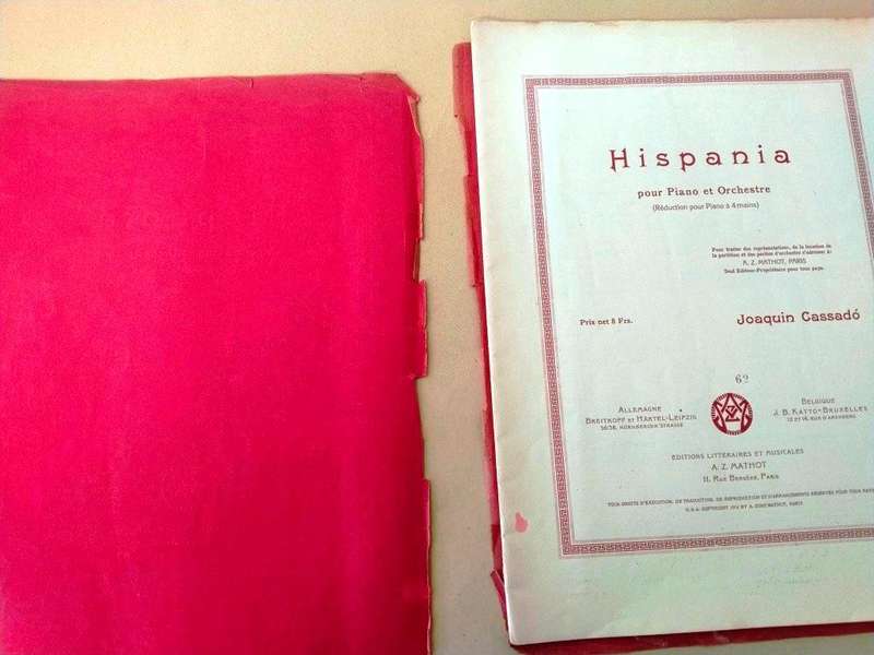 Hispania, for piano and orchestra, Joaquin Cassadó