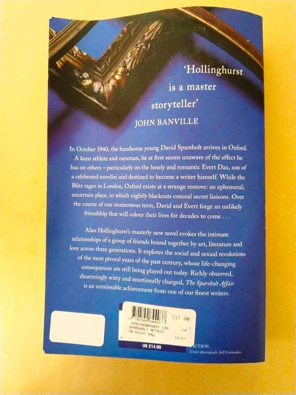 The Sparsholt Affair, Alan Hollinghurst