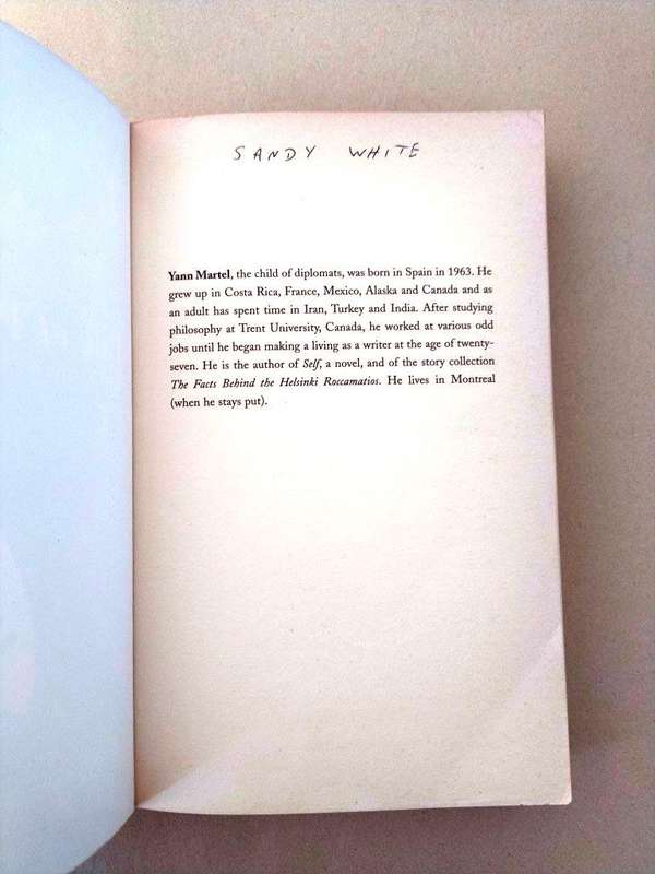 Life of Pi, Yann Martel