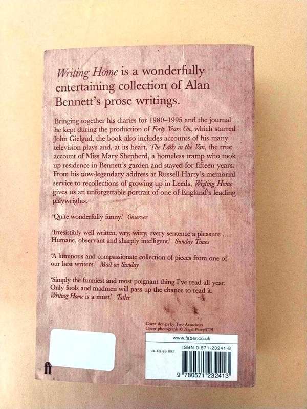 Writing Home, Alan Bennett
