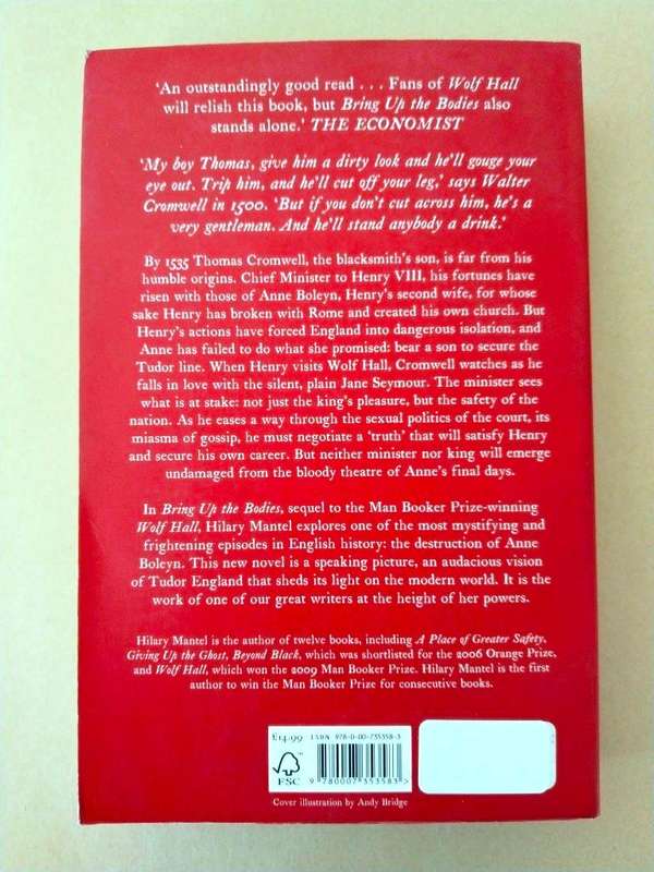 Bring up the Bodies, Hilary Mantel