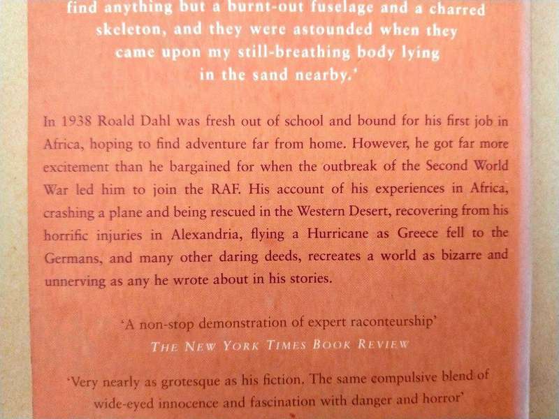 Going Solo, Roald Dahl