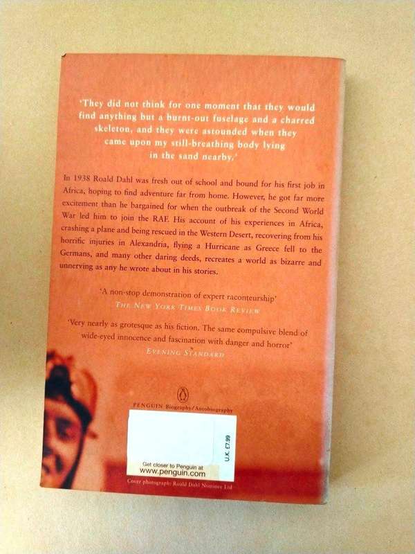 Going Solo, Roald Dahl