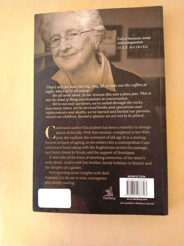 Cul-De-Sac, A Memoir, Elsa Joubert