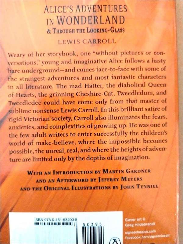 Alice's Adventures in Wonderland and Through the Looking Glass, Lewis Carroll