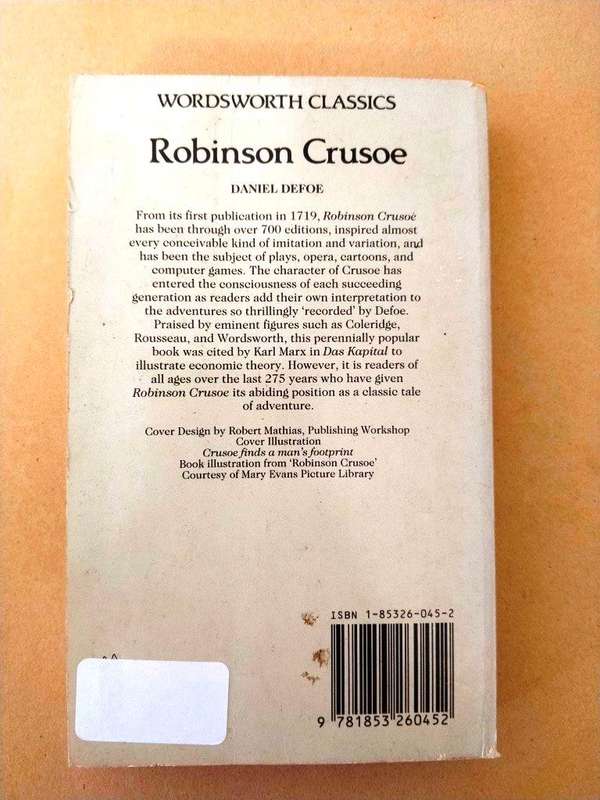 Robinson Crusoe, Daniel Defoe