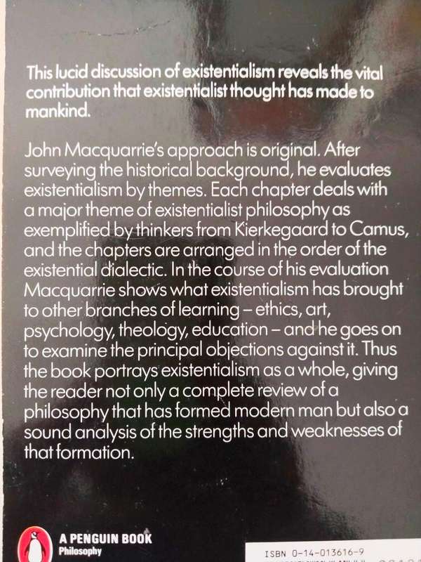 Existentialism, John Macquarrie