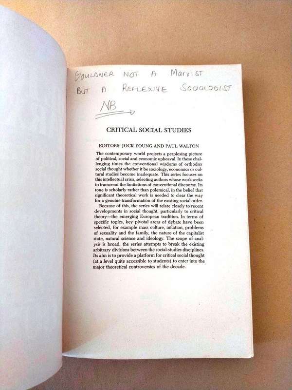 The Two Marxisms, Contradictions and Anomalies in the Development of Theory, Alvin W. Gouldner