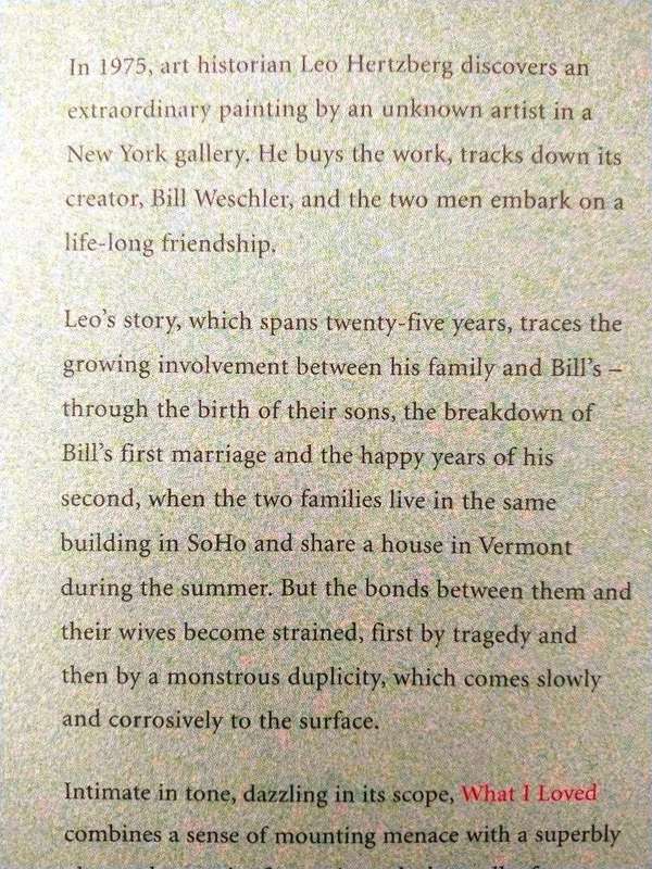 What I loved, Siri Hustvedt