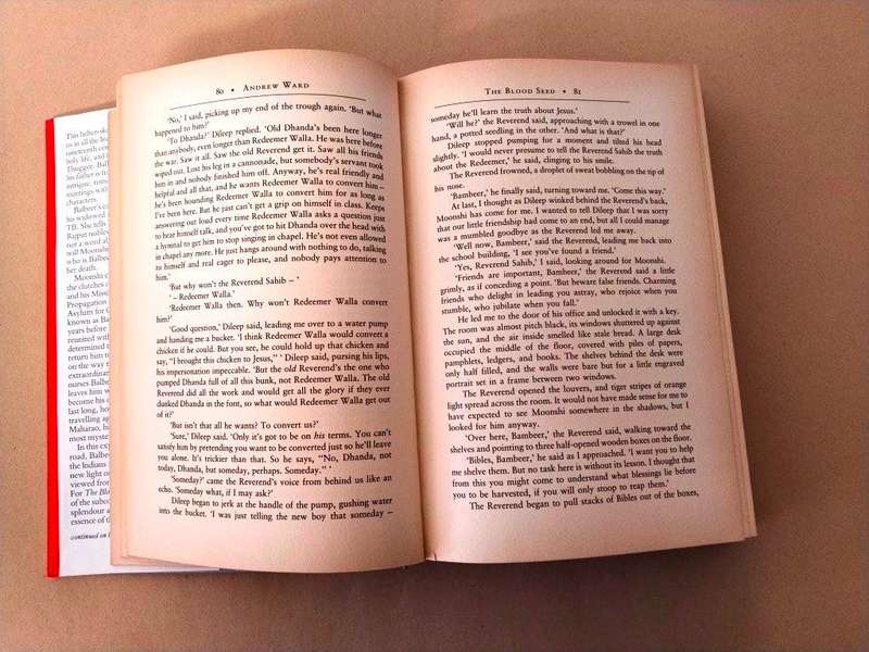 The Blood Seed - A Novel of India, Andrew Ward