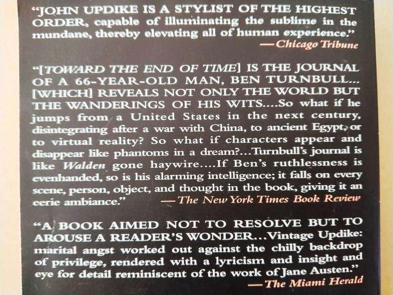 Toward the End of Time, John Updike