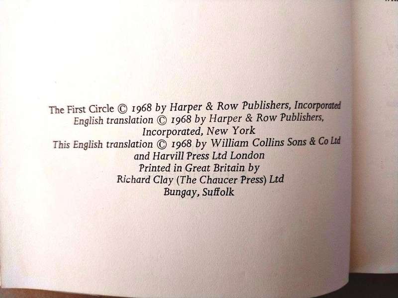 The First Circle, Alexander Solzhenitsyn