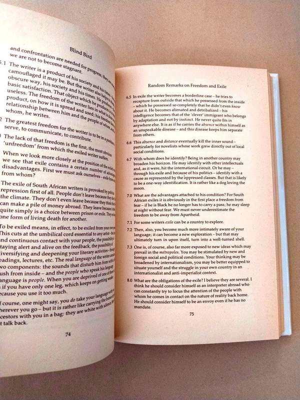End Papers, Breyten Breytenbach