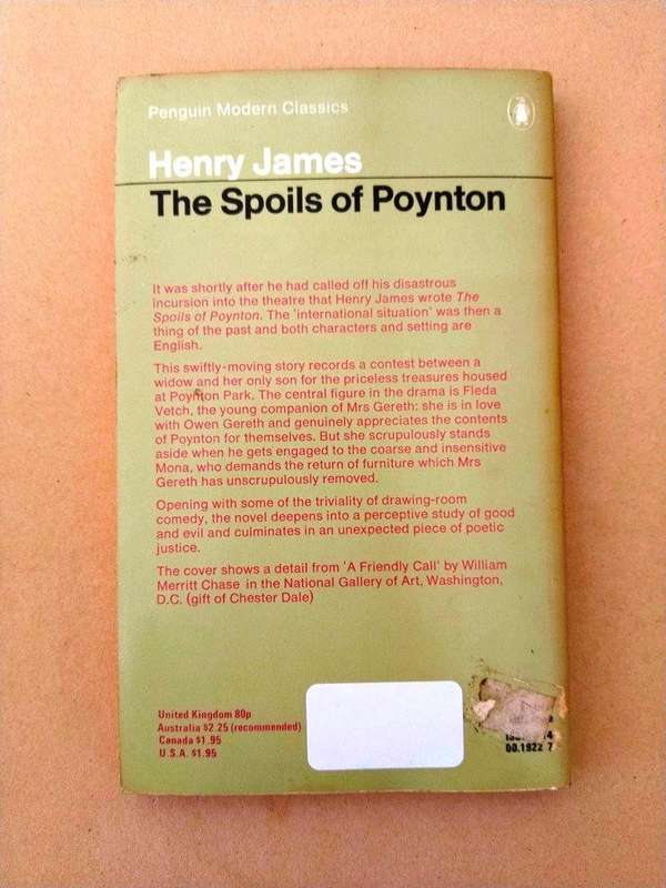 The Spoils of Poynton, Henry James
