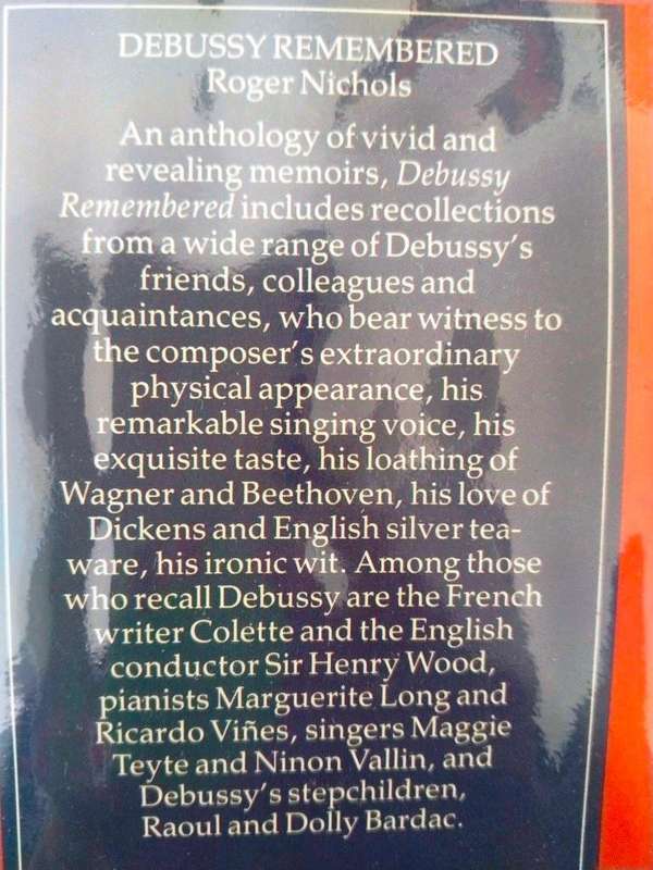 Debussy Remembered, Roger Nichols