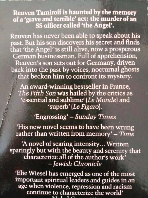 The Fifth Son, Elie Wiesel